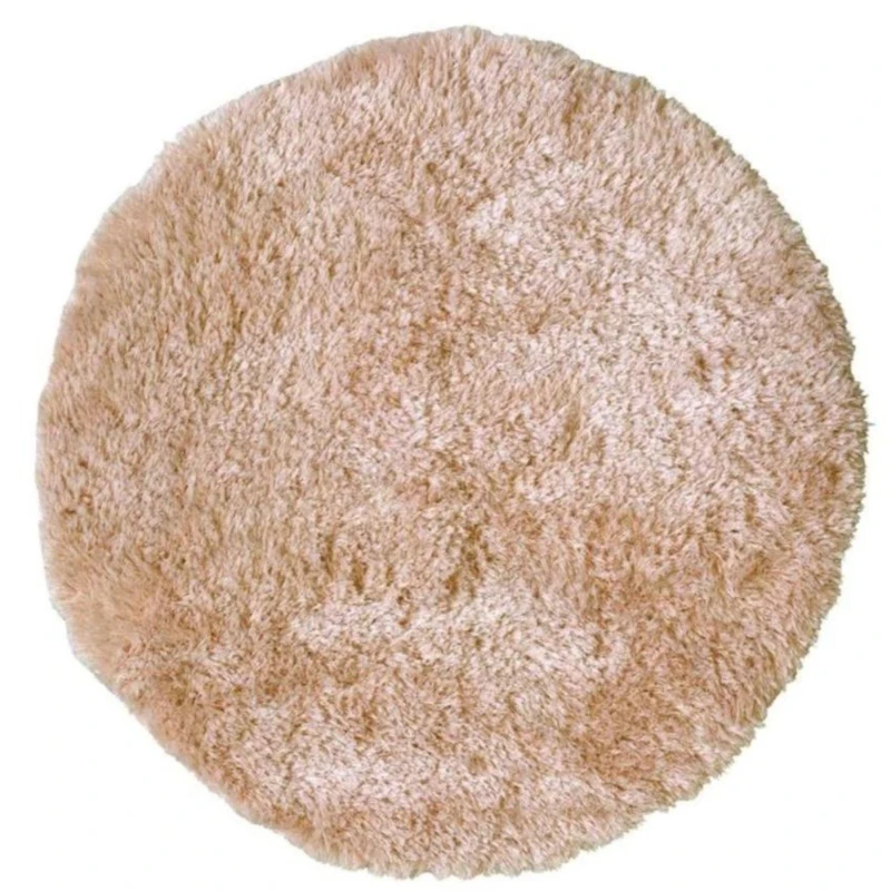 Image of THE RUGS Soft Washable Collection Plain Design Shaggy Rug in Beige SA-02 Size: 140cm x 200cm Beige Unisex 140cm x 200 cm