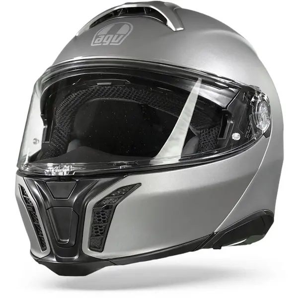 Image of AGV Tourmodular Solid Luna Grey Matt Modular Helmet S