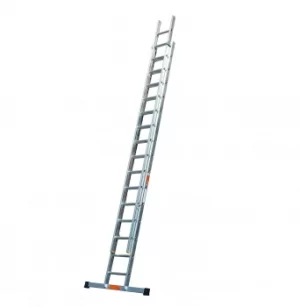 Image of EN131 Pro Double Extension Ladder 4.0m