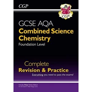 Image of New 9-1 GCSE Combined Science: Chemistry AQA Foundation Complete Revision & Practice with Online Edn Paperback /...