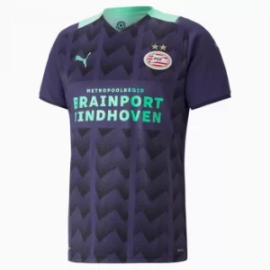 Image of PUMA Psv Away Replica Mens Jersey Sneakers, Astral Aura/Green Glimmer, size Small, Shoes