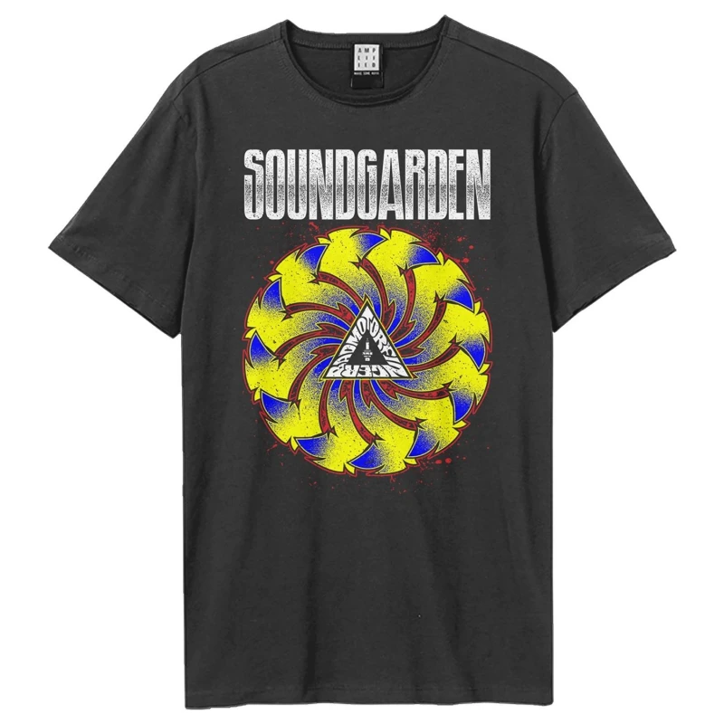 Image of Amplified Mens Badmotorfinger Soundgarden T-Shirt in Charcoal Size: Large Charcoal Male L