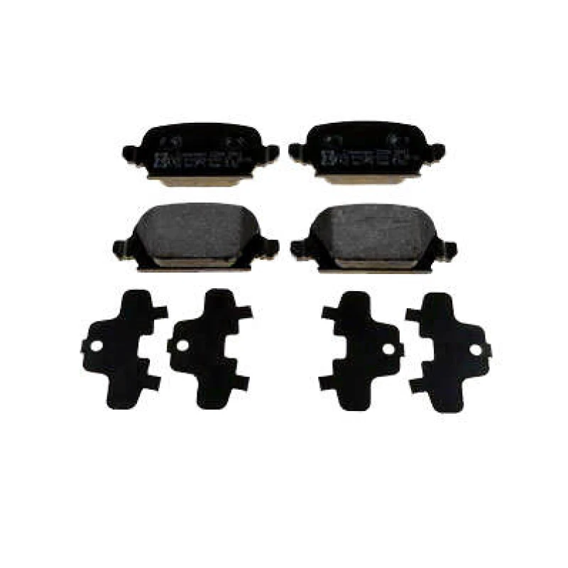 Image of ZIMMERMANN 23284.140.1 Brake pad set Rear Axle, with acoustic wear warning, Photo corresponds to scope of supply Brake Pad Set,disc brake (402)