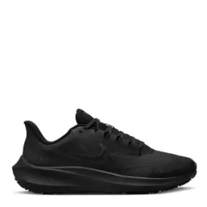 Image of Nike Air Zoom Pegasus 39 Shield Womens Weatherized Running Shoes - Black