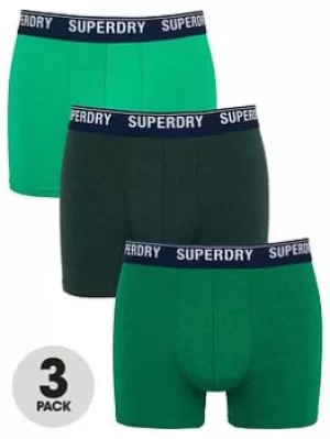 Image of Superdry Boxer Multi Triple Pack, Multi, Size L, Men