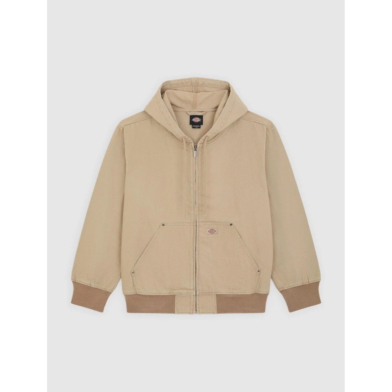 Image of Dickies Dickies Canvas Hood Bomber Mens Desert Sand male X Large