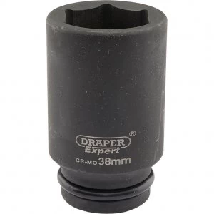 Image of Draper Expert 3/4" Drive Deep Hexagon Impact Socket Metric 3/4" 38mm