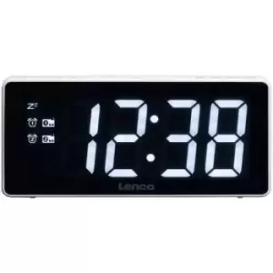 image of Lenco CR-30WH Radio alarm clock FM White