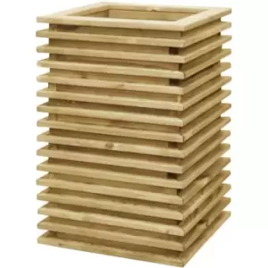 image of Garden Raised Bed 50x50x80cm Impregnated Pinewood Vidaxl Brown