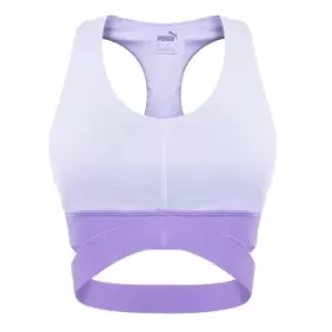 image of Puma Crop Top Bra - Purple