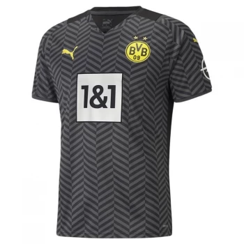 Puma Borussia Dortmund Away Shirt 2021 2022 - Grey/Black