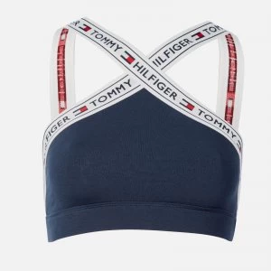 Image of Tommy Hilfiger Womens Authentic X Bralette - Navy Blazer - L