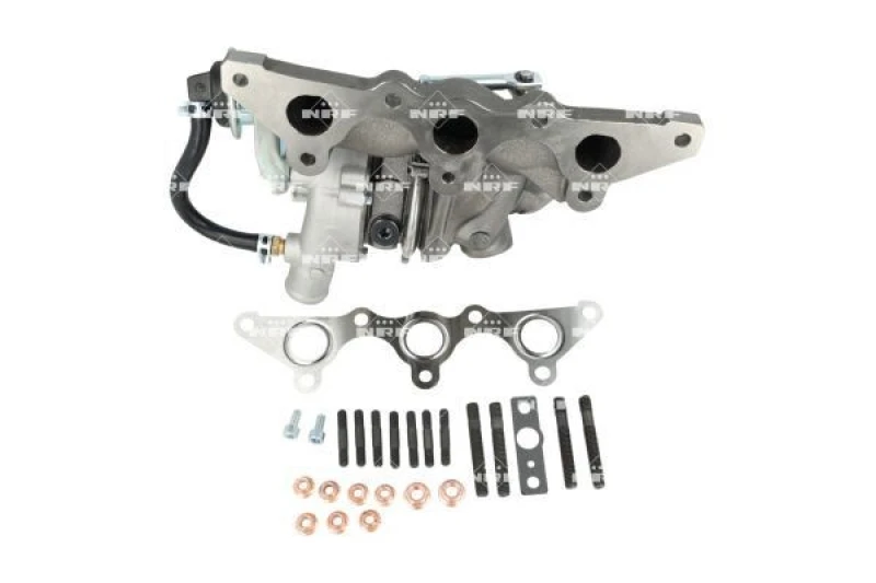 Image of NRF 90010240 Turbocharger with gaskets/seals, with exhaust manifold Charger,charging system (2234)
