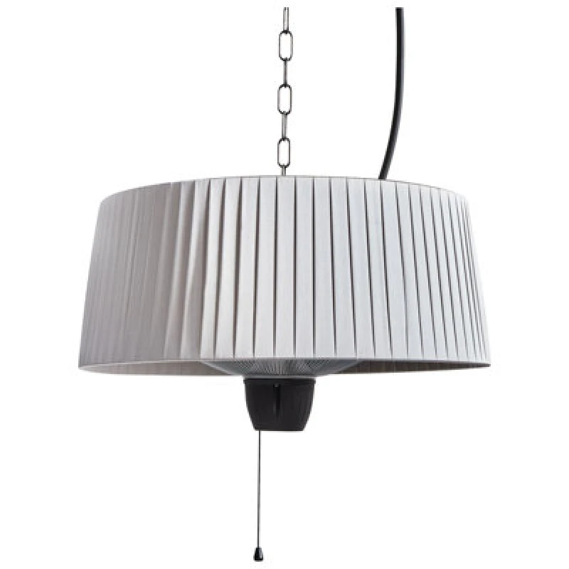 Image of Beliani Hanging Infrared Electric Heater Ascea 1500 W Light Grey