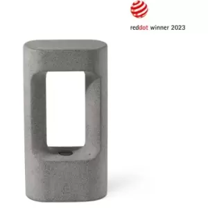 image of Faro Totem 285 Grey LED Bollard Lamp 2700K 6.5W 2700K IP55