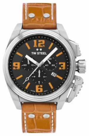Image of TW Steel Canteen Orange Leather Strap TW1012 Watch