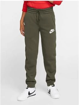 image of Nike NSW Boys Club Fleece Jogger - Green/White , Green/White, Size L