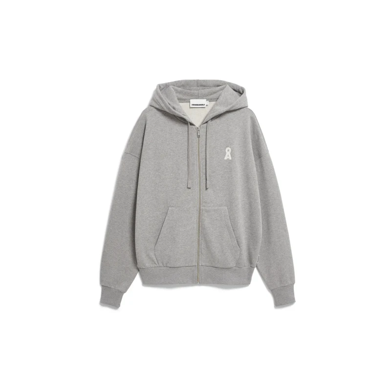 Image of ARMEDANGELS Zip-up hoodie Armedangels Saromiaan Gris Unisex S