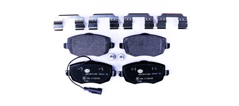Image of HELLA Brake pad set HELLA 8DB 355 012-861