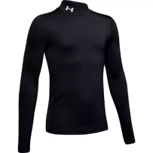 Image of Under Armour Mock Neck Base Layer Top Junior Boys - Black