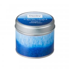 Image of Denby Blue Haze Candle Tin