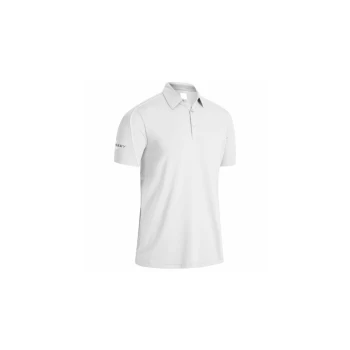 Image of Callaway Stitched Block POLO Bright White - XL Size: XL