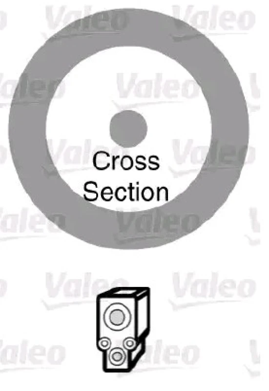 Image of VALEO 509178 Gaskets Seal,coolant pipe (547)