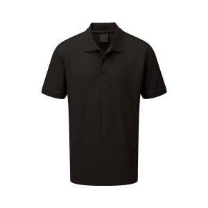 Image of SuperTouch XXXXL Polo Shirt Classic Polycotton Black 56CA7