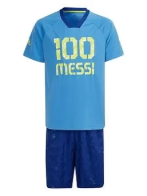 image of Boys, adidas Messi Set, Blue, Size 13-14 Years