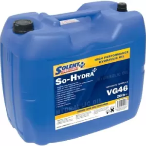 image of Solent Lubricants Plus - 20LTR So-Hydra VG46 Plus High Performance Hydraulic Oil