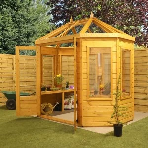 Image of Mercia Octagonal Greenhouse - 8' x 6'