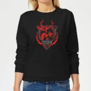 image of Hellboy Hell's Hero Womens Sweatshirt - Black - 5XL