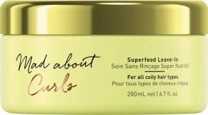 Image of Schwarzkopf Professional Mad about Curls Superfood Leave-In Conditioner 200ml