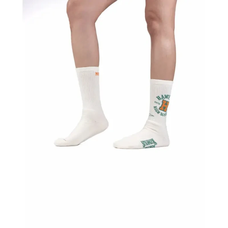 Image of Palladium Pair of UCA Tiger Stranger Things Socks White Men 39/42 (5.5 to 8);43/46 (9 to 11)