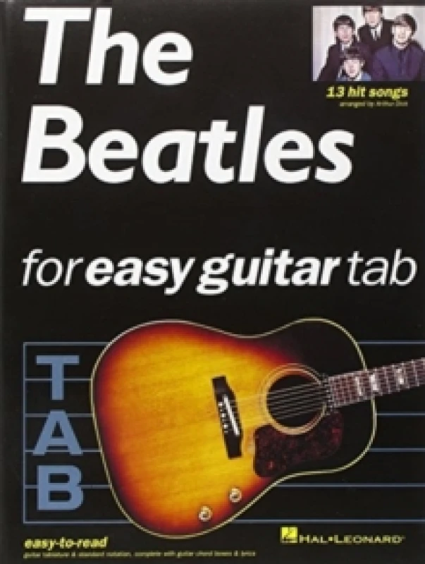 Image of The Beatles for Easy Guitar Tab Paperback