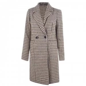 image of Vero Moda Rambla Check Coat - TOBACCO CHECK