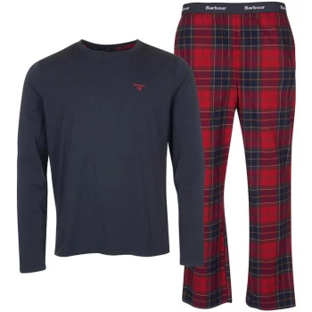 image of Barbour Doug PJ Set - Red RE51