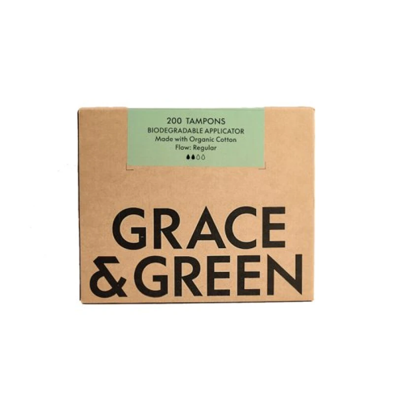 Image of Grace and Green Bulk Applicator Tampons Regular (200 Pack) GG_OTAR_BULK_16