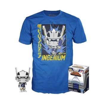 Image of EXC Pop and Tee Bundle: My Hero Academia Tenya (Full Mech Suit) - XS