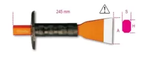 Image of Beta Tools 1702N/PM Extra Wide Chisel with Hand Guard 70mm 017020107