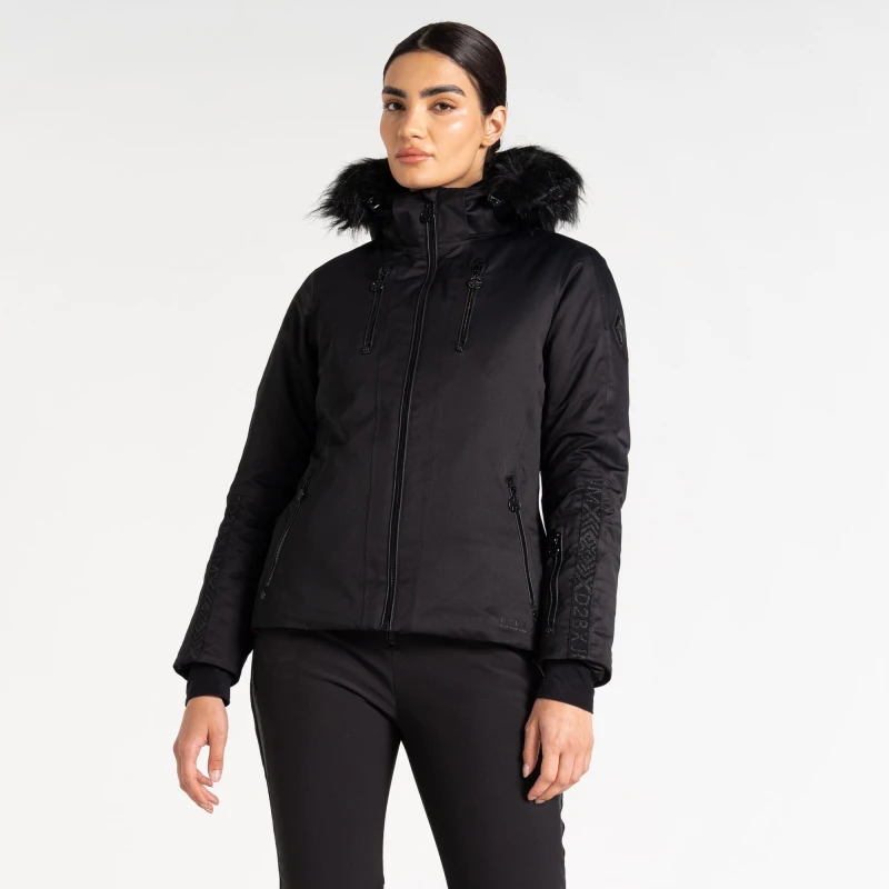 Image of Dare 2b Womens Frenzied Jacket in Black Size: 18 Black Female 18