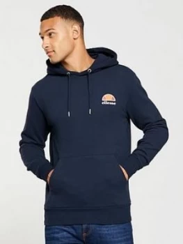 Image of Ellesse Toce Pullover Hoodie, Navy, Size XL, Men
