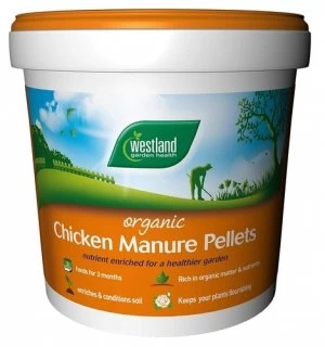 image of Westland Chicken Manure Pellets - 10KG TUB