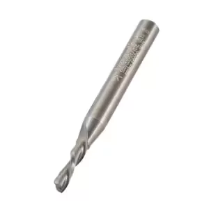 Image of Trend STC Spiral Downcut Left Hand Router Cutter 3.96mm 16mm 1/4"