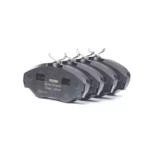 Image of TEXTAR Brake pad set OPEL,RENAULT,NISSAN 2309902 4106000Q1F,4106000QAE,1605198 1605215,4414021,4414519,9199257,93173641,93192063,95599219,6024371662