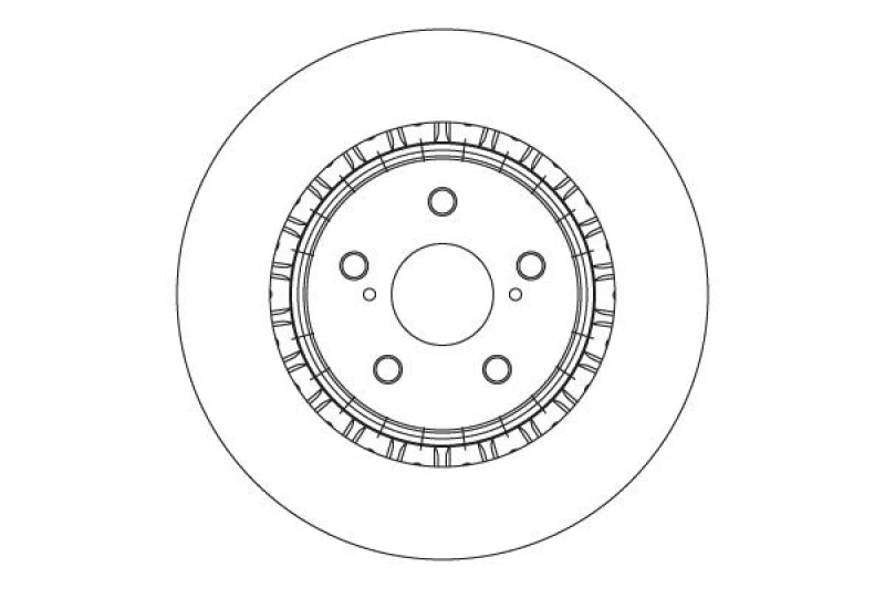 Image of Brake disc TRW DF6858S