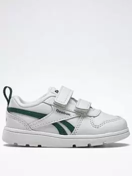 Image of Reebok Royal Prime 2 Alt Shoes, White/Green, Size 6.5 Younger
