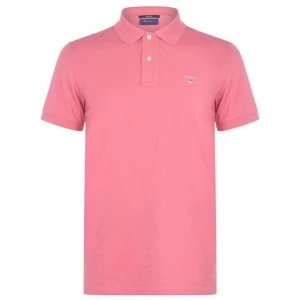 Image of Gant Original Short Sleeve Rugger Polo Shirt - Pink 665