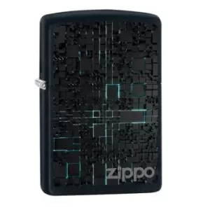 image of Zippo 218 Blue Neon Design windproof lighter