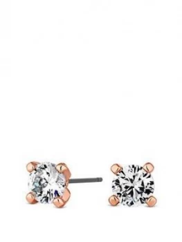 Image of Jon Richard Jon Richard Rose Gold 6Mm Round Stud Post